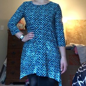 Flowy 3/4 length sleeve dress